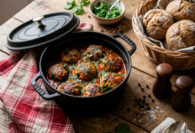 Boulettes lieu noir épices